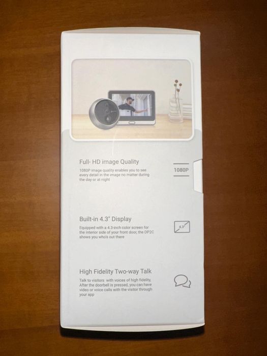 Videoporteiro digital EZVIZ DP2C como novo