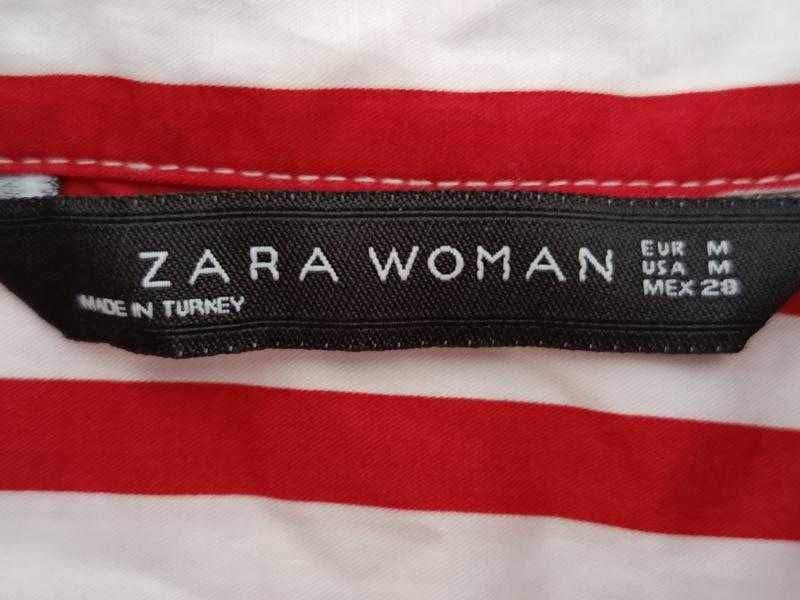 Zara woman сукня туніка в смужку розмір M
