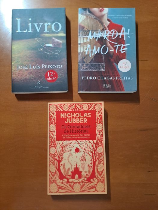 Conjunto de 3 livros