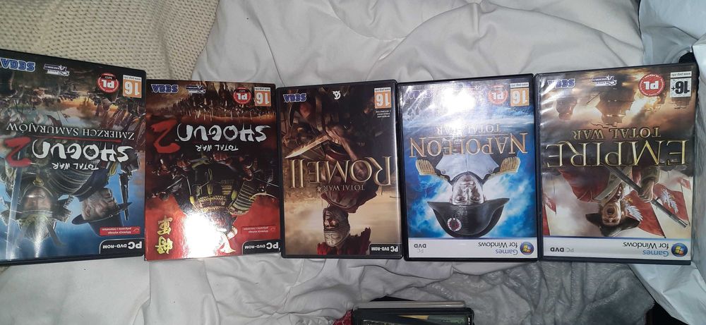 Total war Napoleon Empire Rome 2 Shogun Zmierzch Samurajów pc 5 gier kolekcja zestaw antologia saga