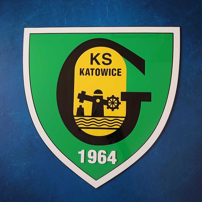 GIEKSA herb GKS Katowice 90cm duży szyld do salonu pokoju