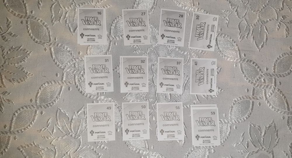 cromos seleção portuguesa futebol - Fome de vencer