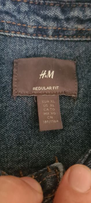 Koszula jeansowa H&M XL