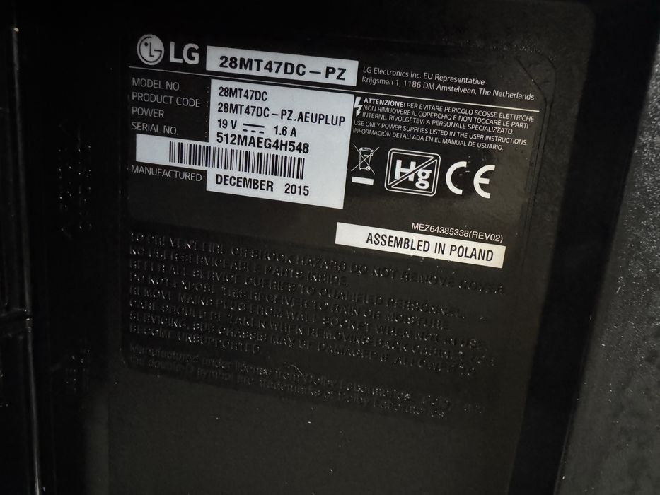 Tv LG LED de 27 polegadas