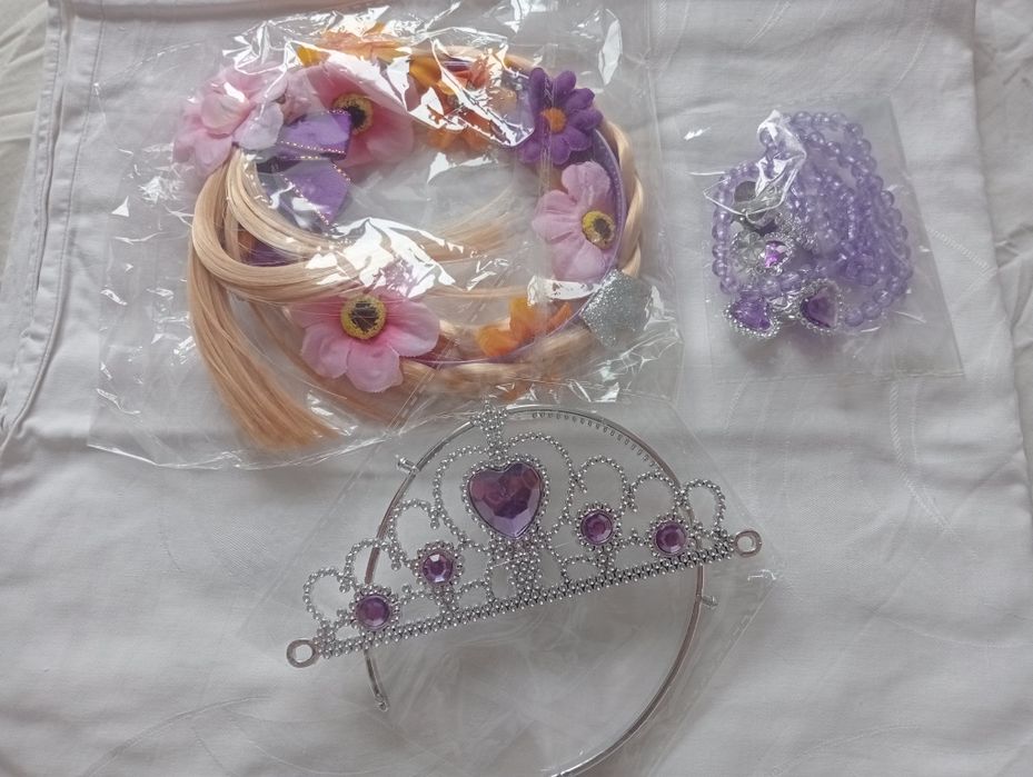 Сукня з аксескарами ,сукня на новорічний ранок,сукня рапунцель