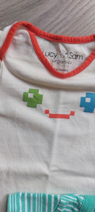 Zestaw trzech body niemowlęcych krótki rękaw