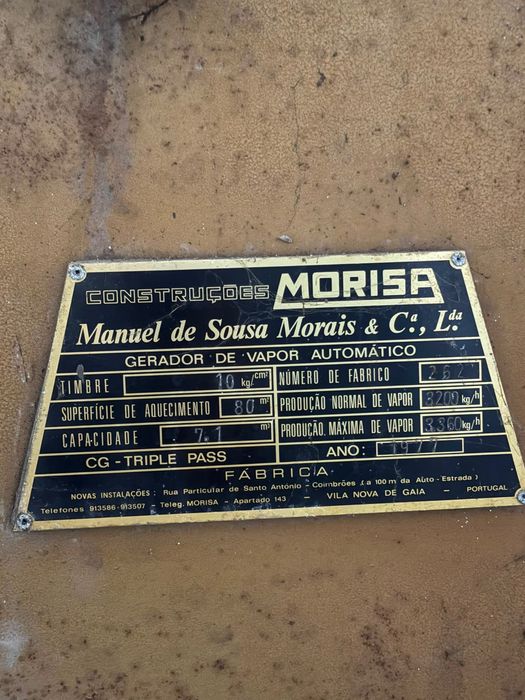 Caldeira a vapor automático Morisa