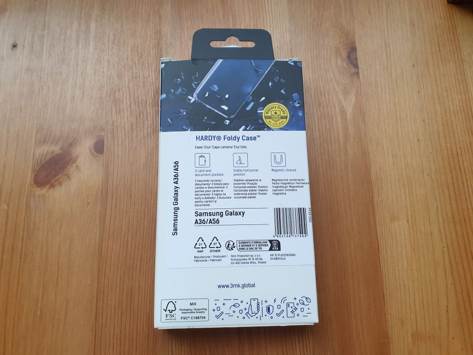 Nowe! 3mk Hardy Case do Samsung A56/A36 / Etui / Klapka / Pokrowiec