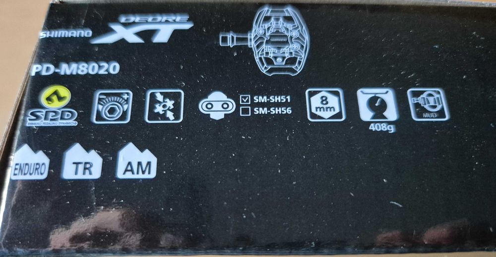 Pedały shimano XT pd-m8020 spd