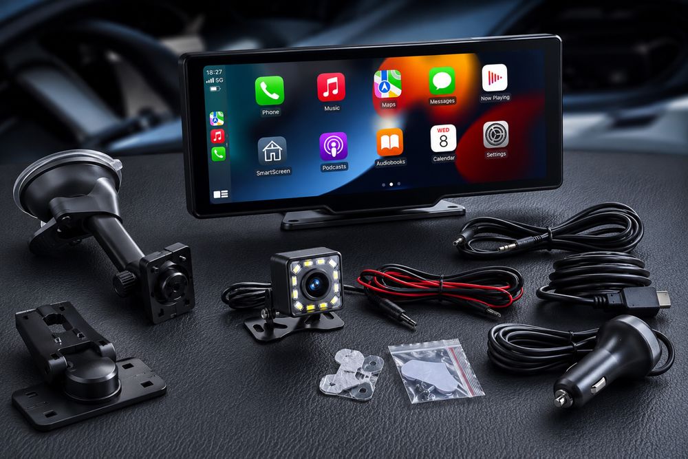 Ekran 10.26 CarPlay Android Auto + kamera cofania 1080P