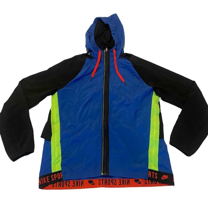 Kurtka wiatrówka Nike sportowa Retro Neon męska z kapturem L Dri-Fit