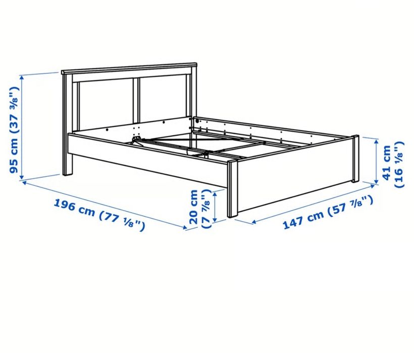 Łóżko IKEA Songesand 140x200