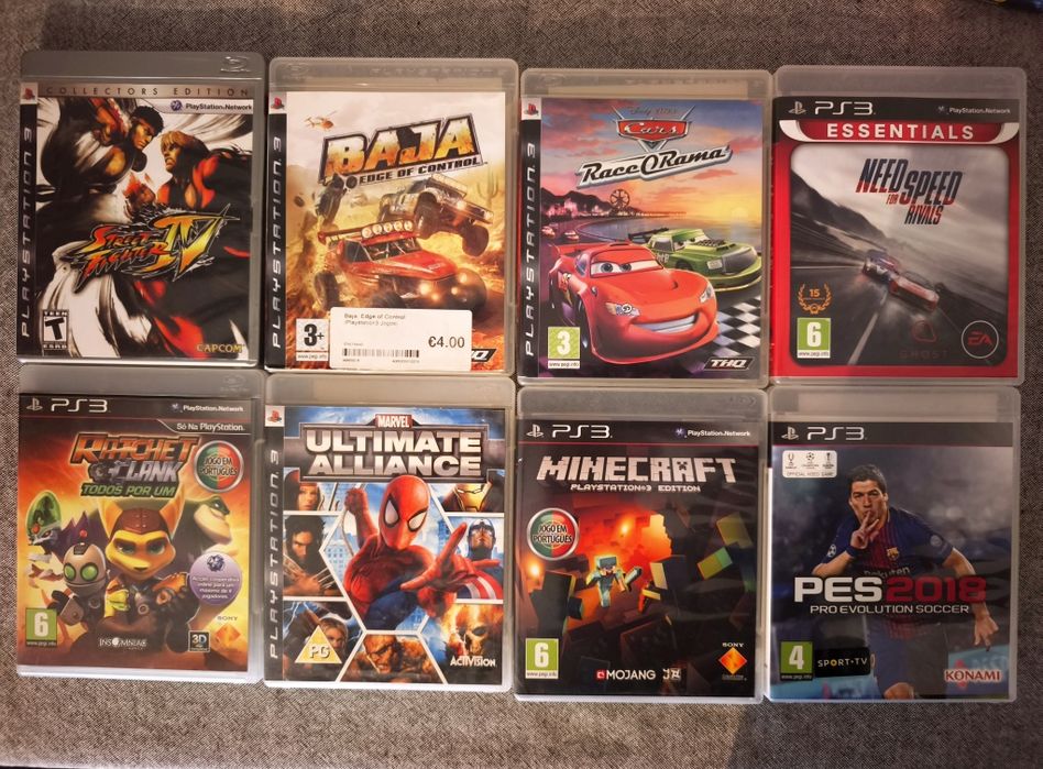 Playstation 3 + Joysticks e jogos