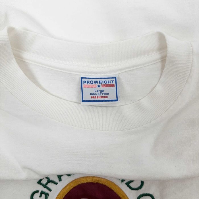 T-Shirt Vintage anos 90 Proweight Grand Lido Negril L Branca