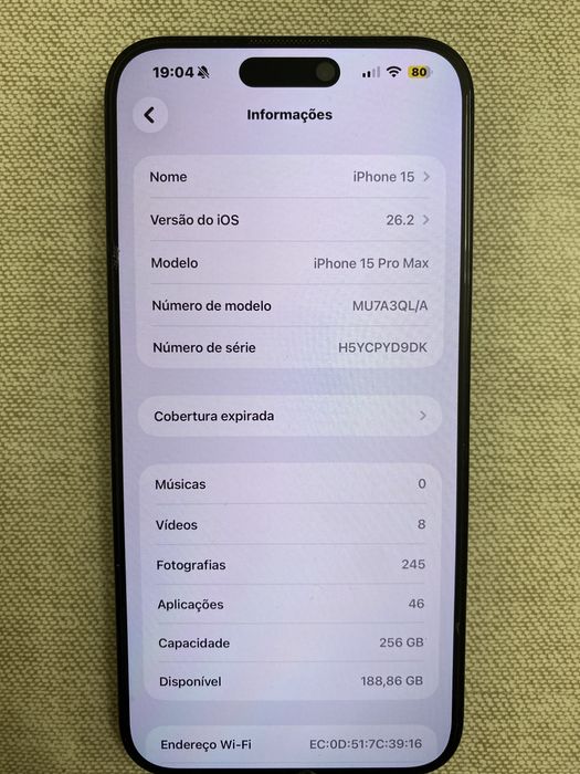 Iphone 15 pro max com garantia