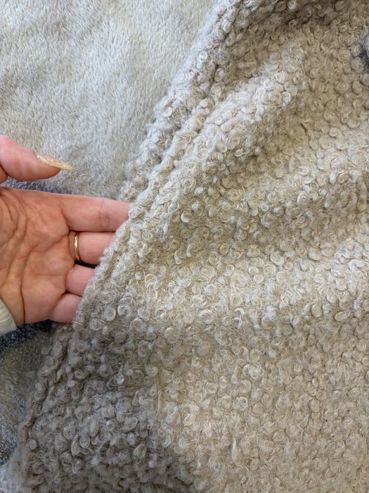 Подовжена куртка пальто рубашка букле барашек