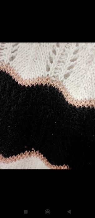 Sweter flora blue - nowa