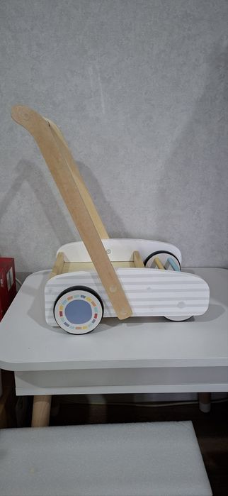 Дерев'яна каталка ходунці візок Little Town