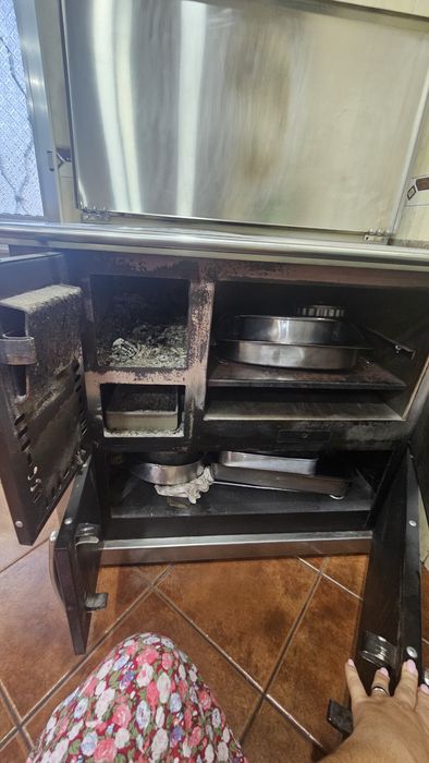 fogão de lenha usado