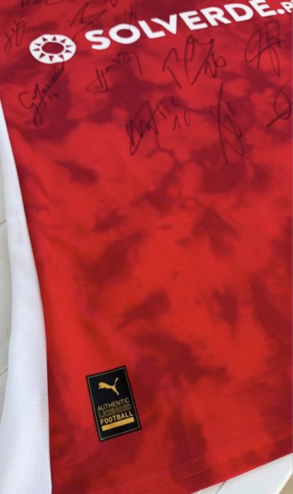 camisola oficial autografada plantel do Sporting Clube de Braga 25/26