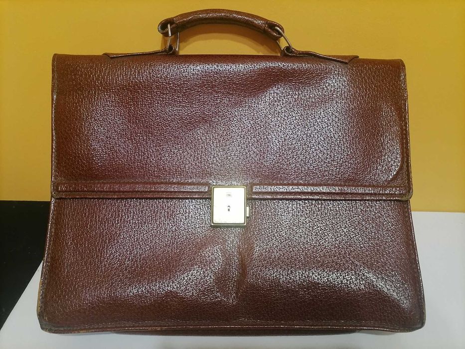 Портфель чоловічий банківський з натуральної шкіри