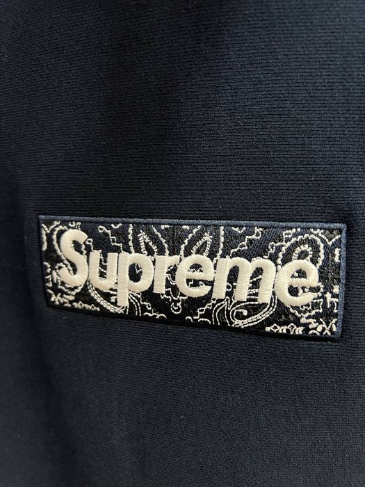 Худі Supreme Box Logo Bandana Blue