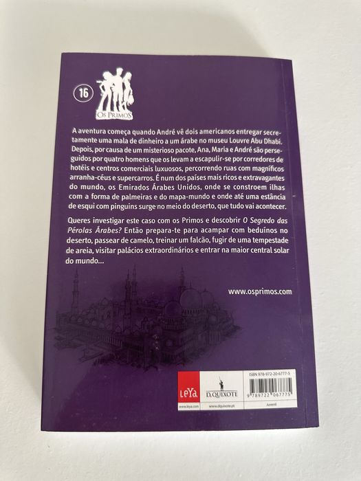 Livro O Segredo das Pérolas Árabes, de Mafalda Moutinho (com envio)