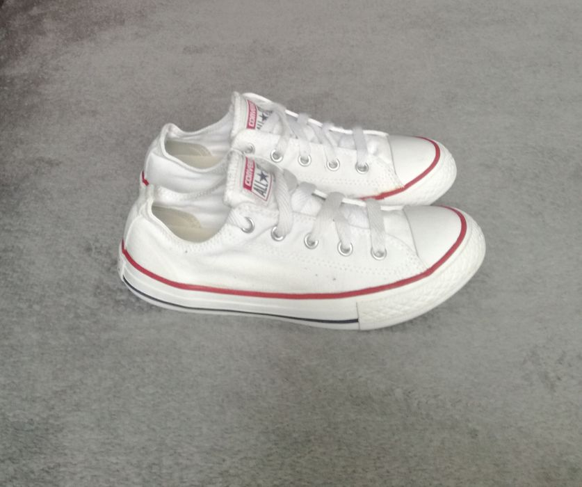 Converse all Star oryginalne buty sportowe trampki białe rozm 34
