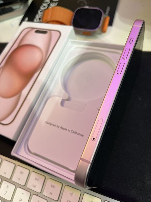 iPhone 15 128gb rosa novo na caixa