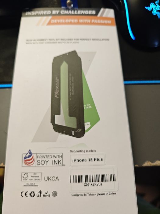 Película pro para iPhone 15 plus com aplicador