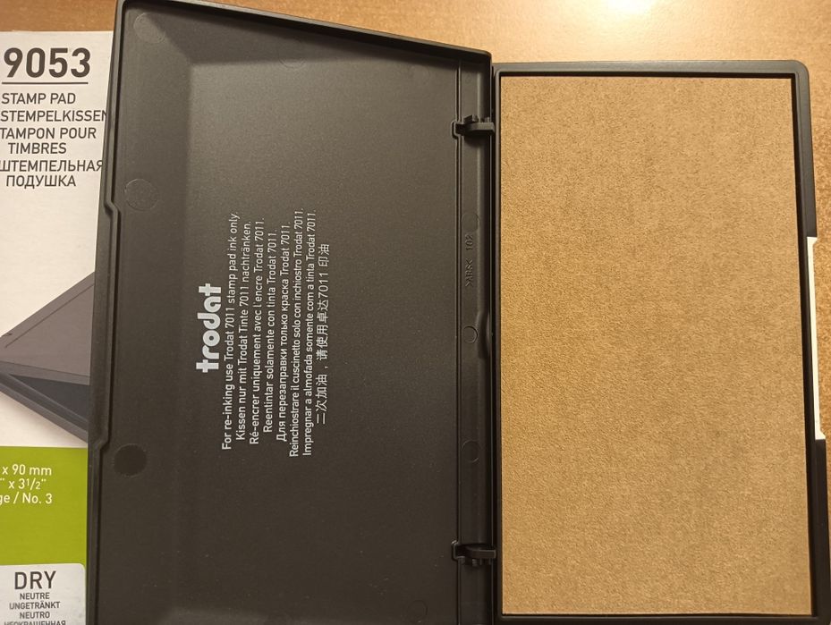 Poduszka do STEMPLI 160×90 mm, Nienasączona TRODAT