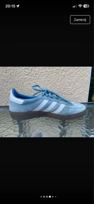 Buty adidas spezial niebieskie 38