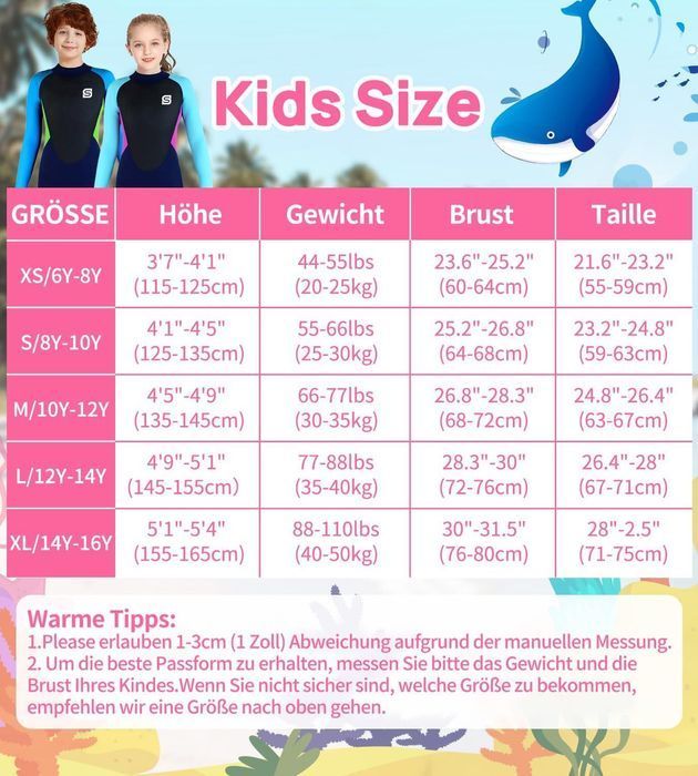 Pianka neoprenowa dziecięca Summshall