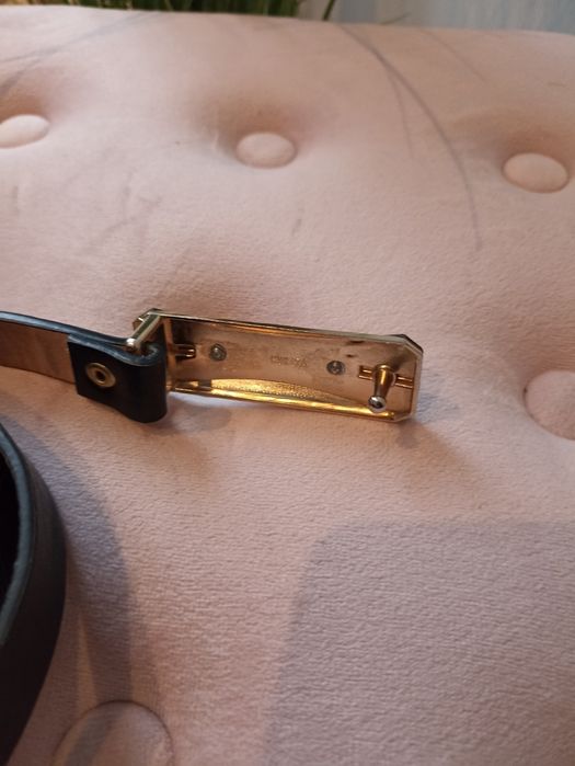 Pasek czarny damski 104cm~