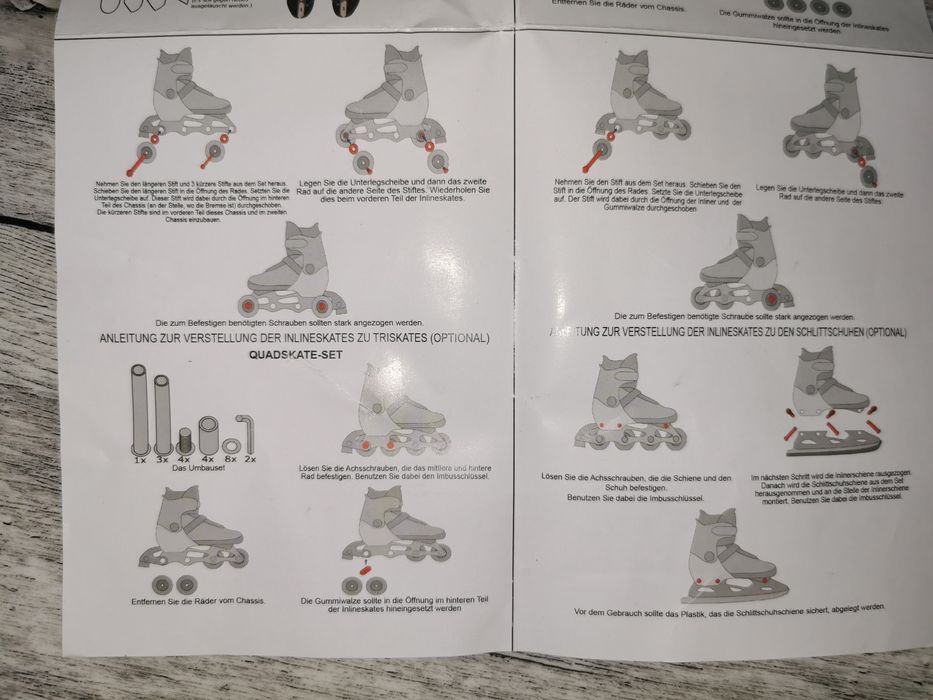 ŁYŻWOROLKI raven rozmiar 38-42