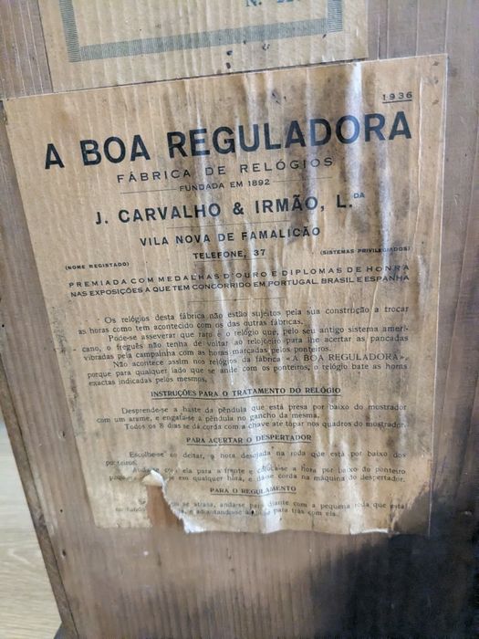 Relógio de parede antigo