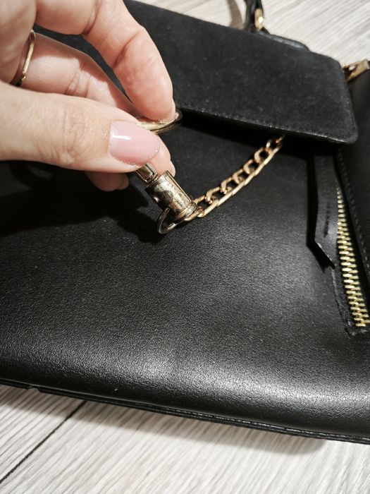 Torebka czarna na ramię i do ręki. Chloe