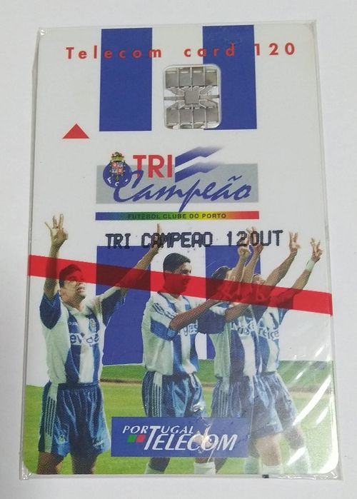Cartão telefone Futebol Clube Porto TRi Campeão