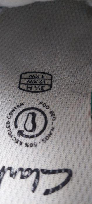 Buty półbuty na rzep Clarks 19