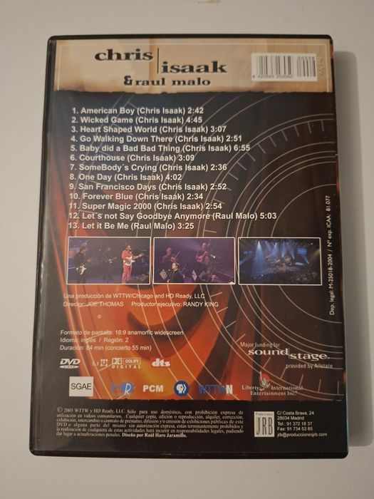 Chris isak dvd musical