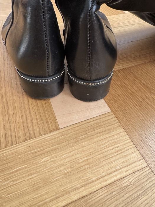 Сапожки єврозима шкіряні.