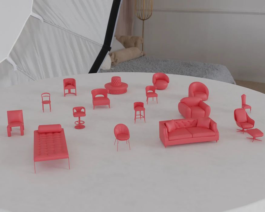 Pack Mega Conjunto Cadeiras e Sofás de Luxo