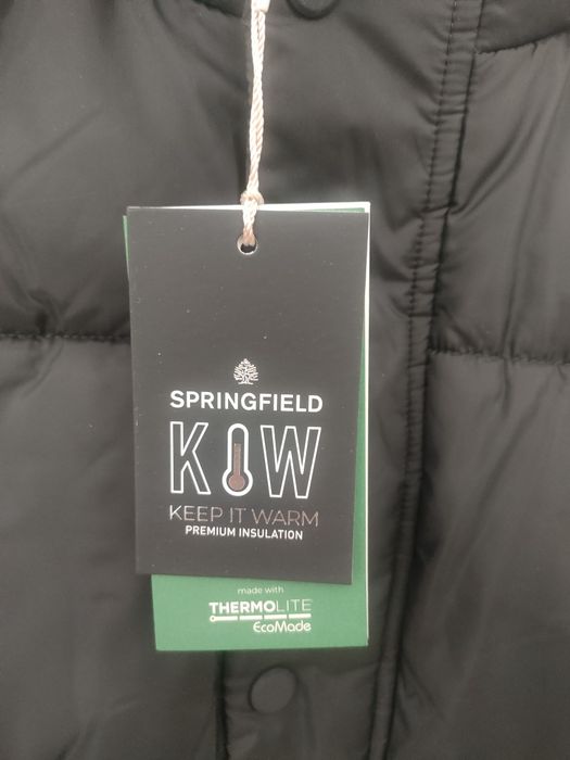 Casaco acolchoado Springfield tamanho L
