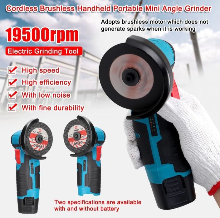 Mini Rebarbadora a bateria