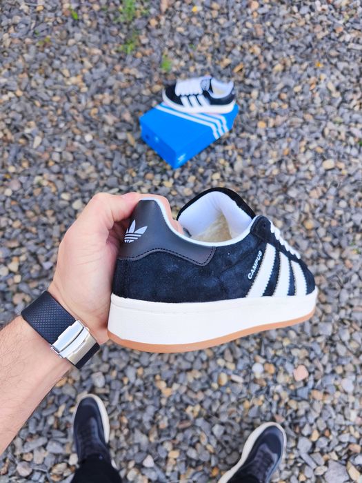 Кросівки чоловічі Adidas Campus зимові з хутром