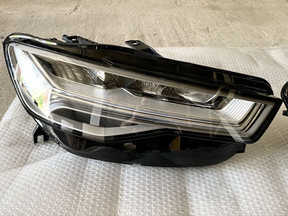 Фари Audi A6 C7 FULL LED Рестайл Комплект Права і Ліва з блоками