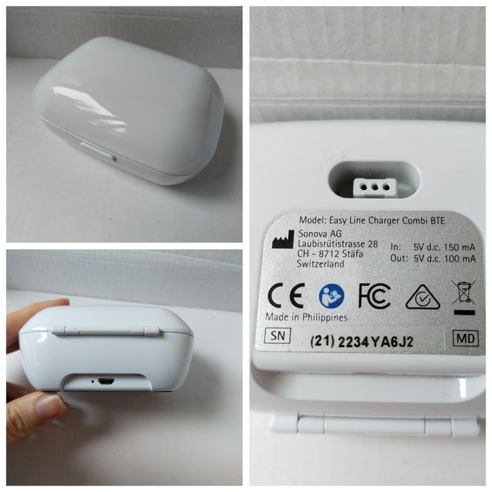 Слуховой аппарат Phonak с зарядным устройством Sonova AG Charger Combi