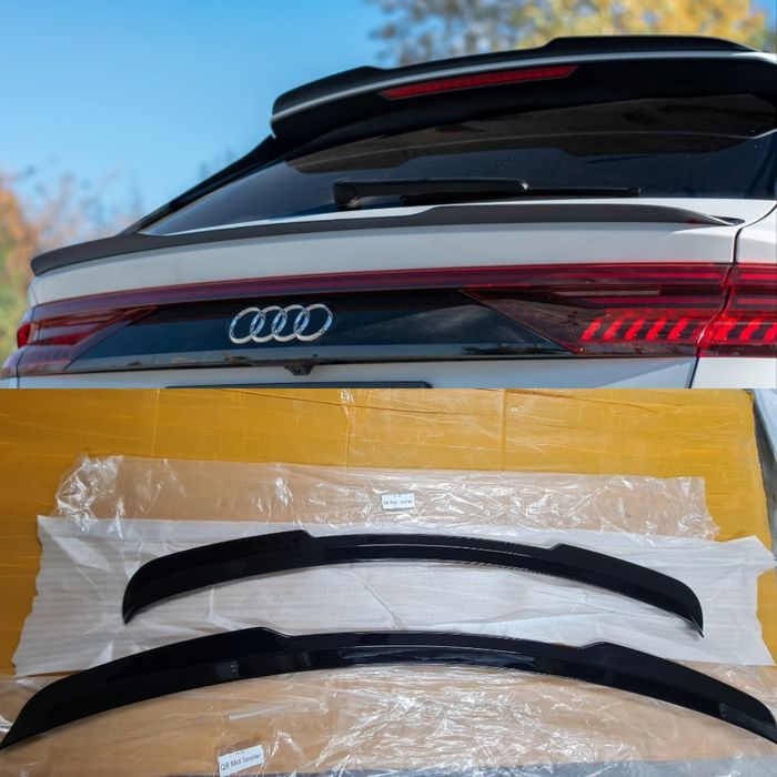 Спойлер для Audi Q8 сабля дактейл тюнинг накладка