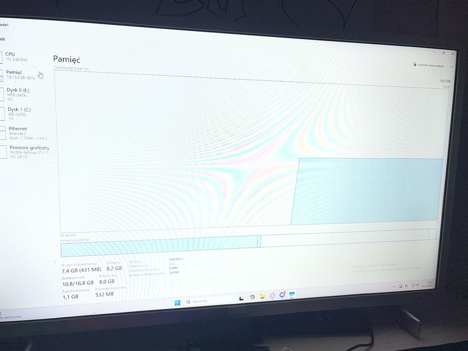 Komputer Gamingowy Ryzen 5 4500 / 16 GB RAM / GTX 1050 Ti / SSD + HDD