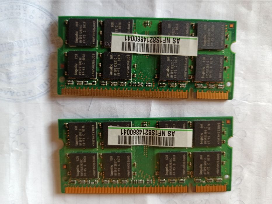 Оперативна пам'ять SODIMM DDR2 1Gb pc2-5300s